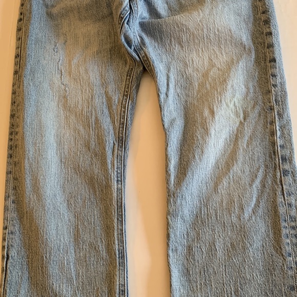 AEROPOSTALE. Blue denim jeans, distressed/rough look. Super high rise, s… - Picture 9 of 16